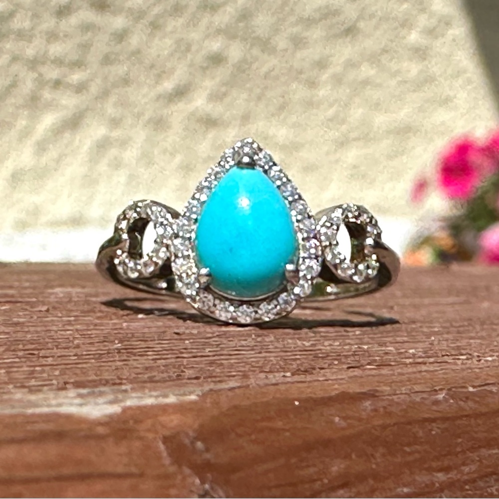 BRAND NEW Turquoise Ring, Sterling Silver, Sz 7